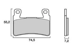 Brembo Remblokken Sinter Sport Street 07HO45SR