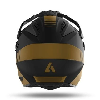 Airoh Commander Gold Motorhelm 5 Airoh Commander Gold Motorhelm - Afbeelding 3