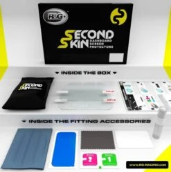 R&G DSP-DUC-004CL Dashboard Scherm Protector Transparant Ducati M797 M821 M1200 SUPERSPORT HYPERM