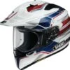 Shoei Hornet ADV Navigate Motorhelm -Professionele Motorzaak Shoei hornet adv navigate blauw wit rood b37a