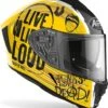 Airoh Spark Rock N Roll Motorhelm -Professionele Motorzaak airoh spark rock n roll geel 1 cfb3