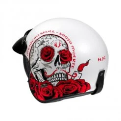 HJC V31 Desto Motorhelm -Professionele Motorzaak hjc v31 desto wit rood 4 d25c