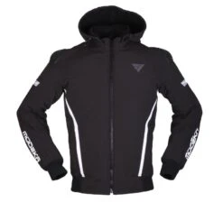 Modeka Clarke Sport Motorjas -Professionele Motorzaak modeka clarke sport zwart wit voorkant 77a7