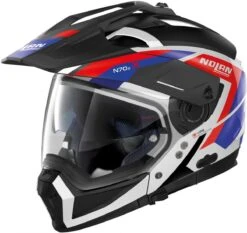 Nolan N70-2 X Grandes Alpes Motorhelm -Professionele Motorzaak n70 2 x grandes alpes n com m.white 26 69db