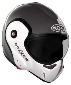 Roof BoXXer Face Motorhelm 9 Roof BoXXer Face Motorhelm -Professionele Motorzaak roof boxxer face grijs wit 1 620a
