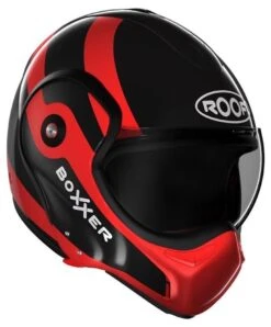 Roof BoXXer Fuzo Motorhelm -Professionele Motorzaak roof boxxer fuzo rood zwart 1 2f3f