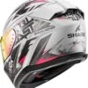 Shark D-Skwal 3 Blast-R Mat Motorhelm -Professionele Motorzaak shark d skwal 3 blast r mat silver violet black 3 back 1465
