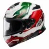 Shoei NXR 2 Capriccio Motorhelm -Professionele Motorzaak shoei nxr 2 capriccio tc 11 wit groen rood faee